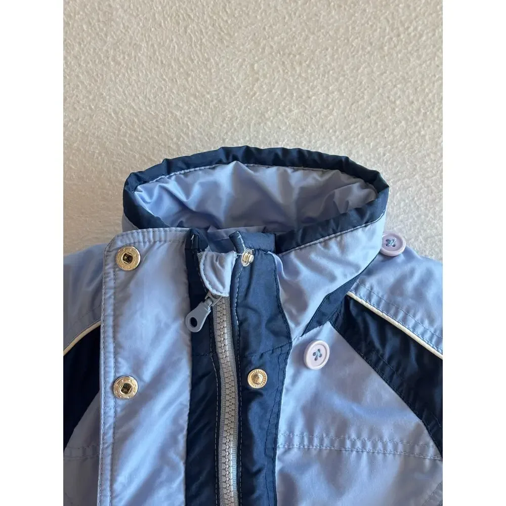 Osh Kosh B’Gosh Winter Ski Jacket Girls Size 5 Full Zip Lined Blue